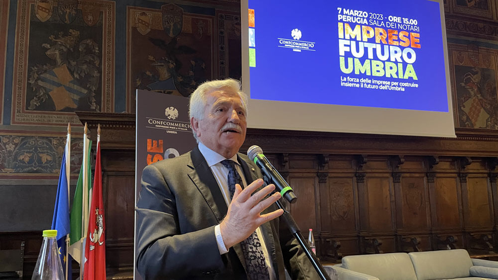 Giorgio Mencaroni, confermato alla guida di Confcommercio: “Umbria, laboratorio dell’innovazione”