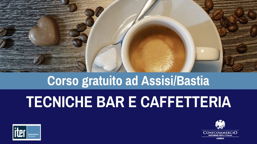 Corso tecniche bar e caffetteria Innovazione Terziario - Sede Bastia Umbra Assisi